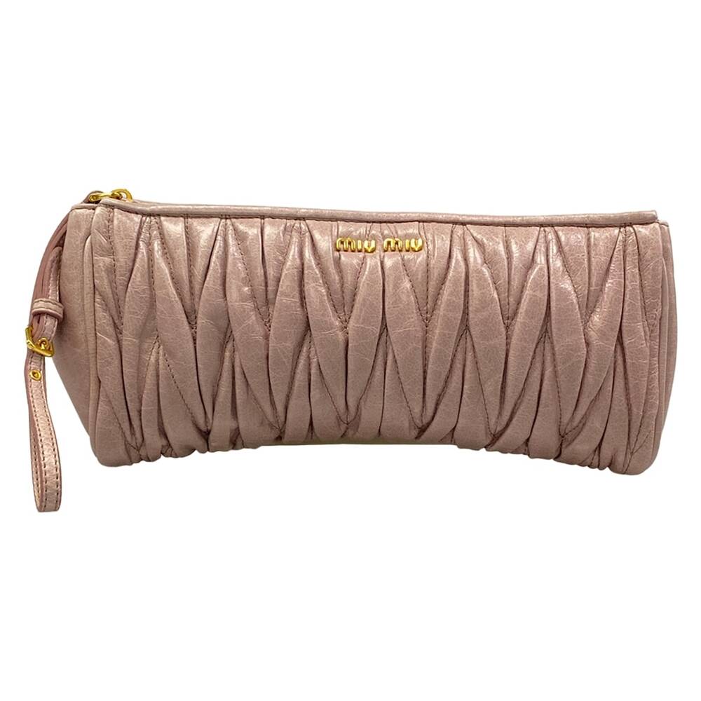 Miu Miu miumiu Matelasse Clutch Bag